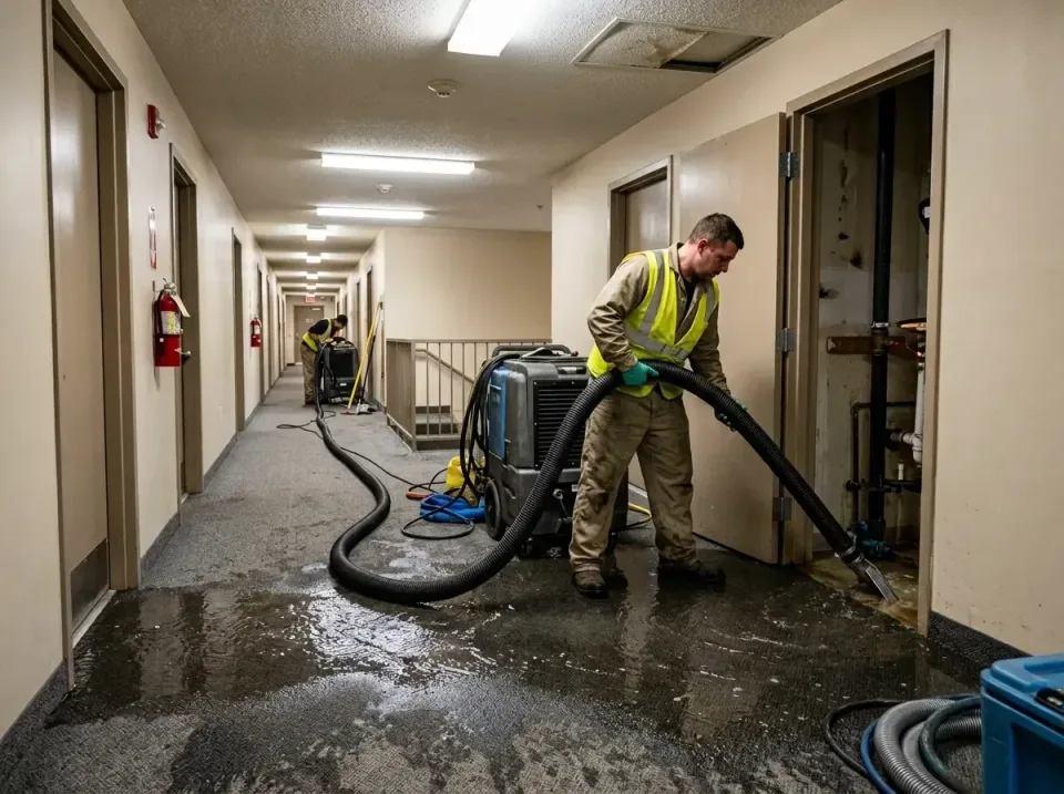 multi-unit-apartment-hallway-f-005 — frequently asked questions, Emergency Burst Pipe Water Extraction & Removal in Glenwood…